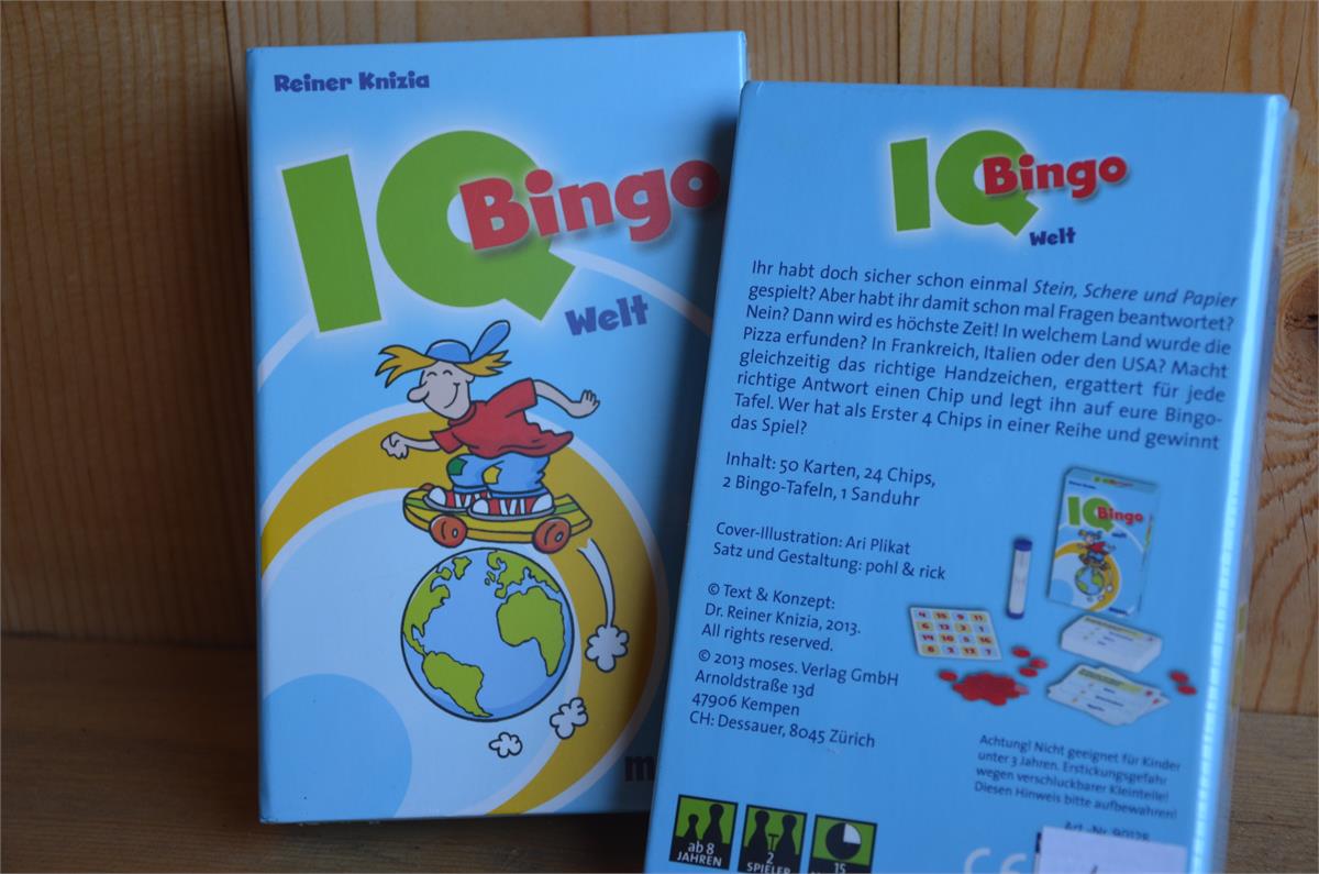 IQ-Bingo für Kinder ab 8 Jahren