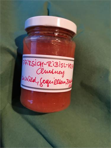 Pfirsich - Ribisl - Kren Chutney